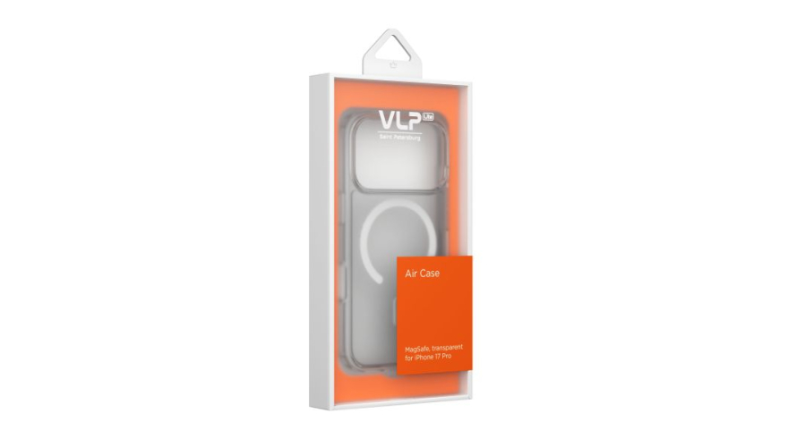 Чехол для iPhone 17 Pro VLP Lite Air Case c MagSafe, прозрачный, картинка 5