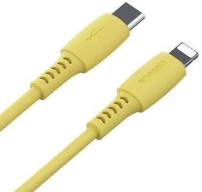 Кабель BASEUS Colorful Cable Type-C to Lightning 18W 1.2m - Yellow, картинка 2