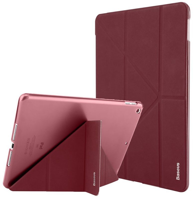 Чехол BASEUS Simplism Y-Type Leather Case iPad 2017 Wine Red, картинка 2