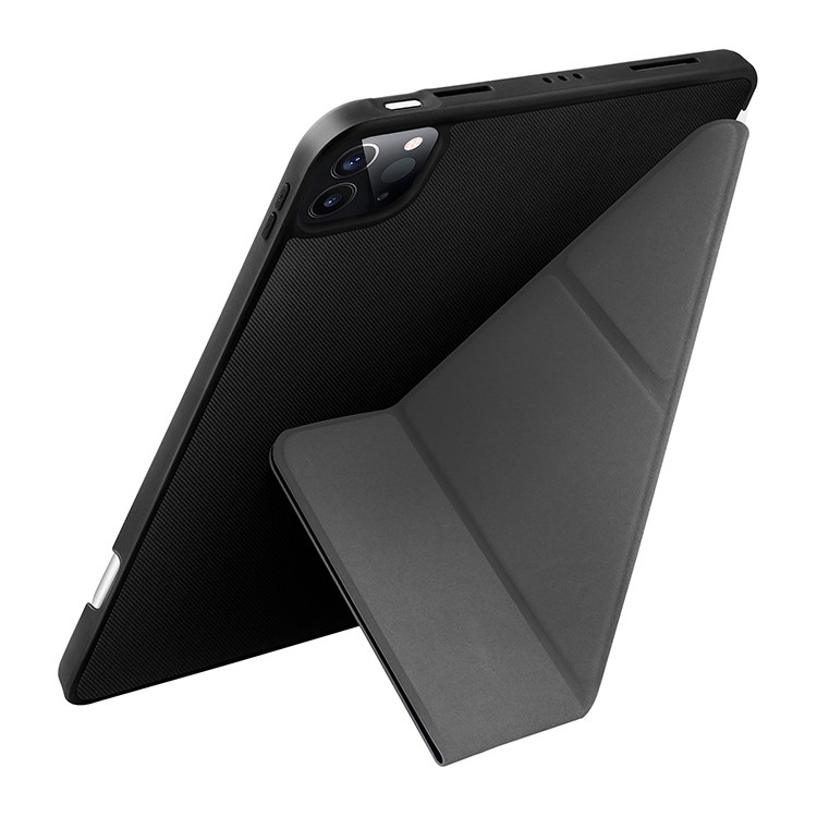 Чехол UNIQ Transforma Store+Charge Apple Pencil для iPad Pro 12.9 (2018-2022), черный, картинка 1