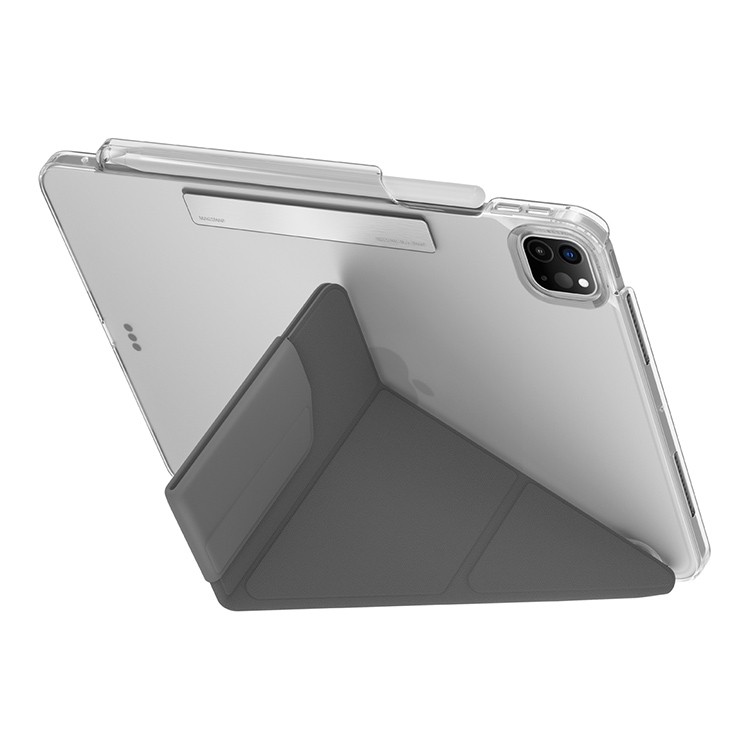 Чехол для iPad Pro 13 UNIQ Camden Click Rhino Grey, картинка 5