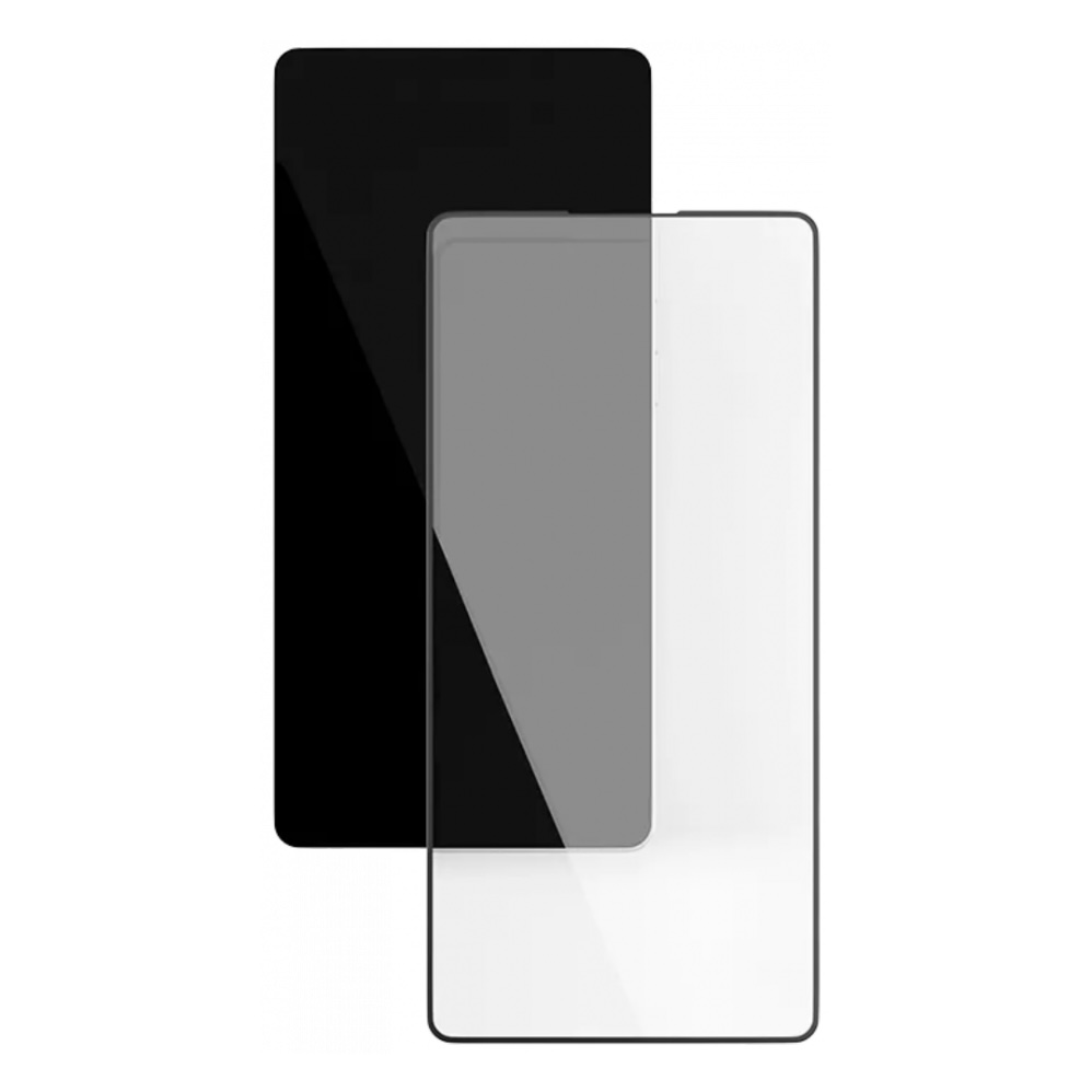 Защитное стекло VLP Easy Box с черной рамкой для Samsung S25 Ultra