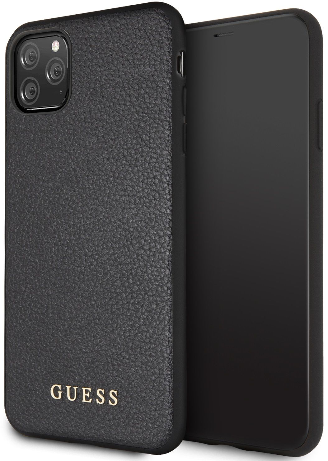 Чехол Guess для IPhone 11 Pro Max Iridescent Hard PU Black, слайд 1