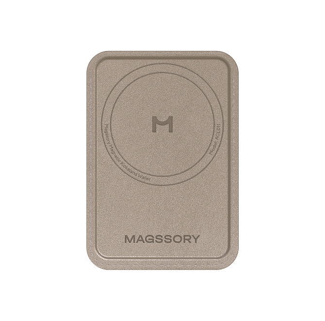 Чехол-бумажник Magssory Duo MagSafe с подставкой, Latte, картинка 3