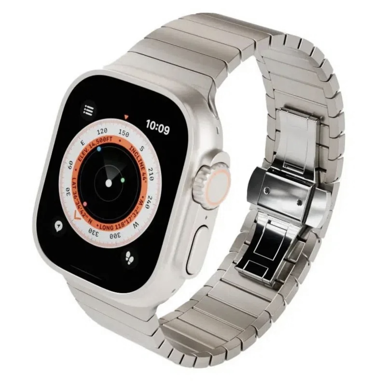Ремешок для Apple Watch VLP Titanium Band 42/44/45/49mm, серый