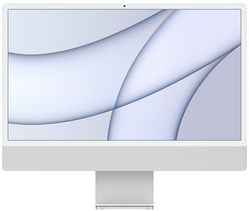 Моноблок Apple iMac 24" (2021) Retina 4,5K MGTF3 Silver (M1 8Core CPU, 7Core GPU/8Gb/256SSD), картинка 1