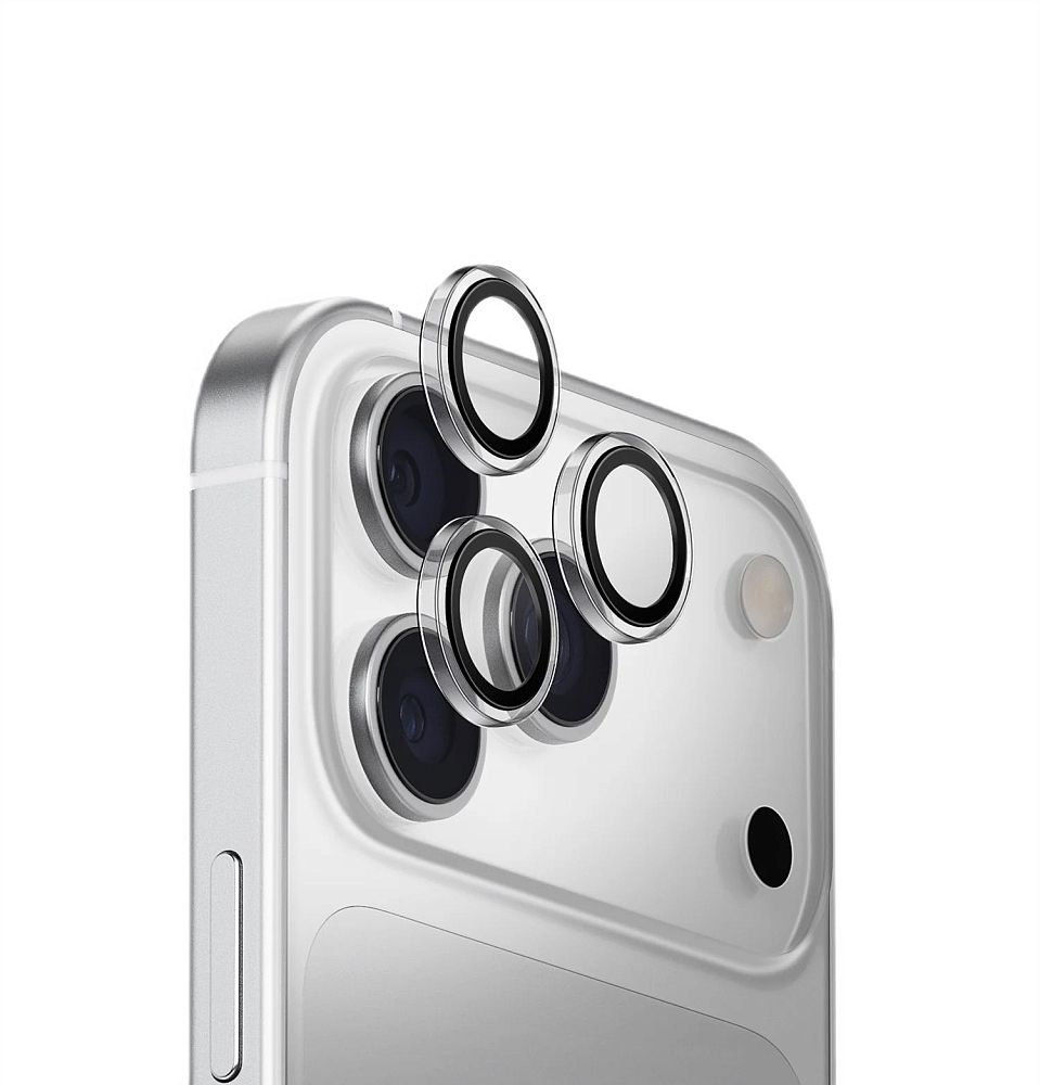 Защитное стекло для камеры iPhone 17 GERLAX GG-202, Silver
