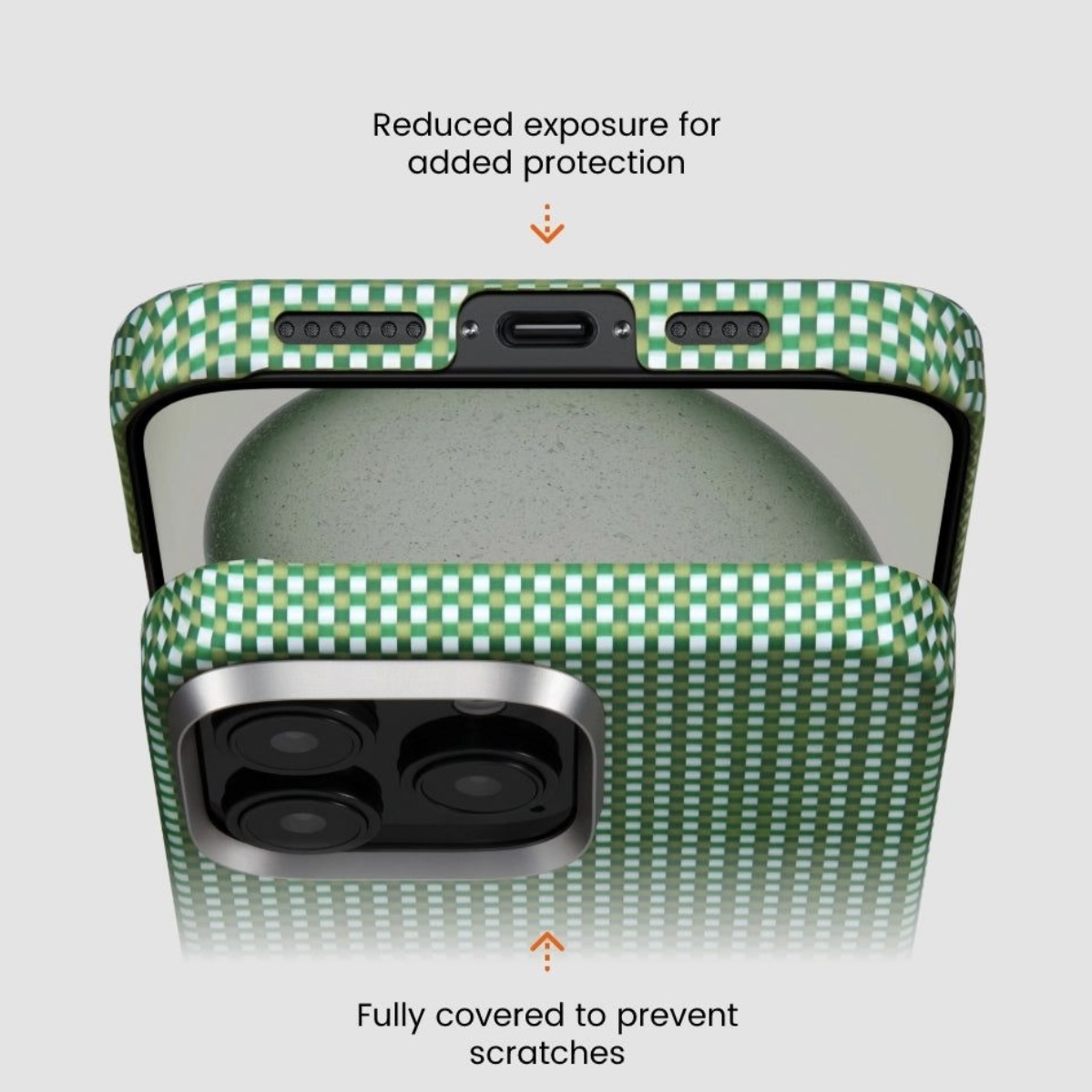 Чехол PITAKKA для iPhone 16 Pro Max Slim Case Forest, картинка 4