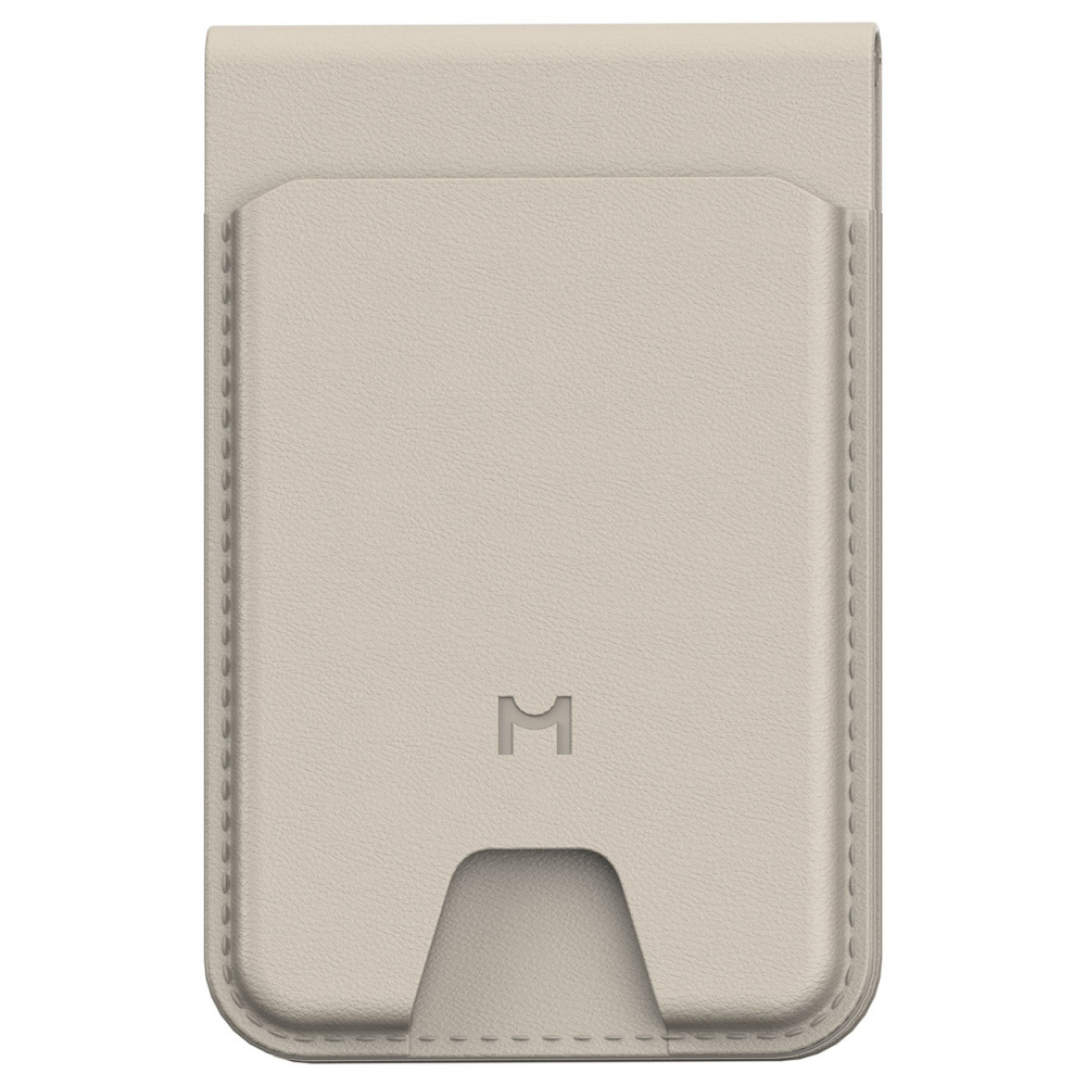 Чехол-бумажник Magssory Geotag MagSafe Flip Wallet, Find My, Ivory