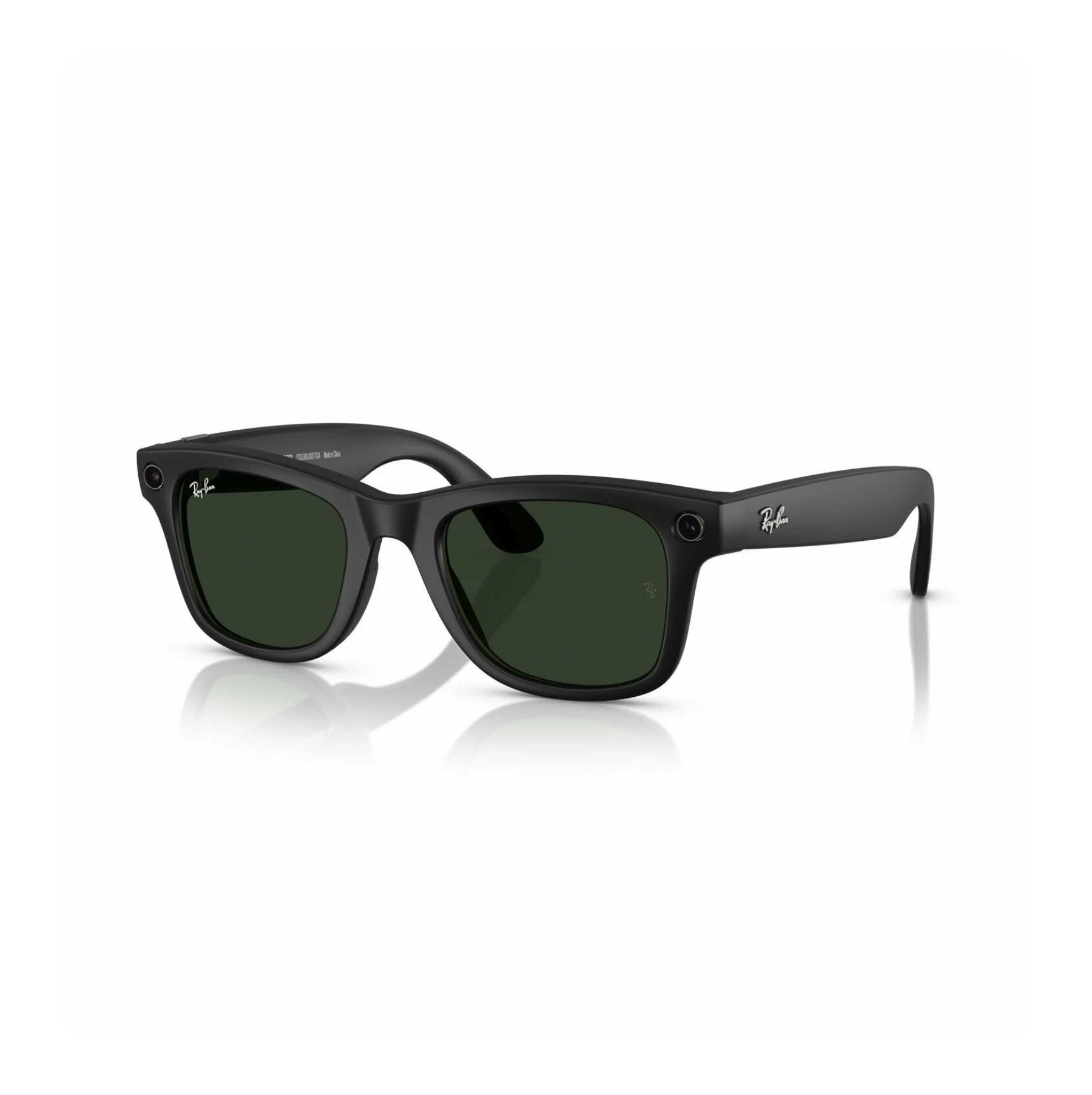 Умные очки RayBan Meta Wayfarer RW4008 Matte Black/Clear to Graphite Green Transitions (155-53 Size), картинка 2
