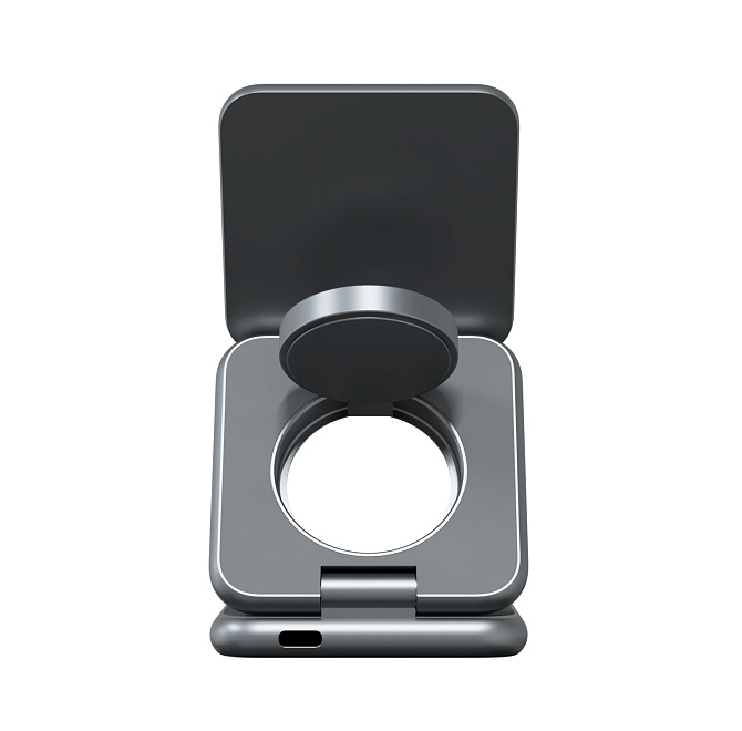 Беспроводное зарядное устройство Magssory 3in1 Fold Pro для Apple, Midnight, картинка 4