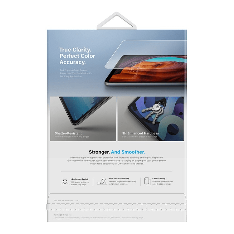 Защитное стекло для iPad A16/10.9 (2022) OPTIX Clear, картинка 1