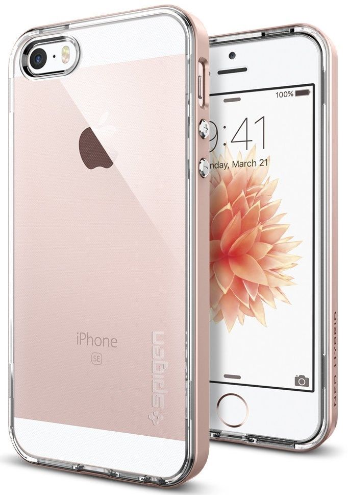 Чехол SGP  iPhone 5/5S Neo Hybrid Crystal - Rose Gold