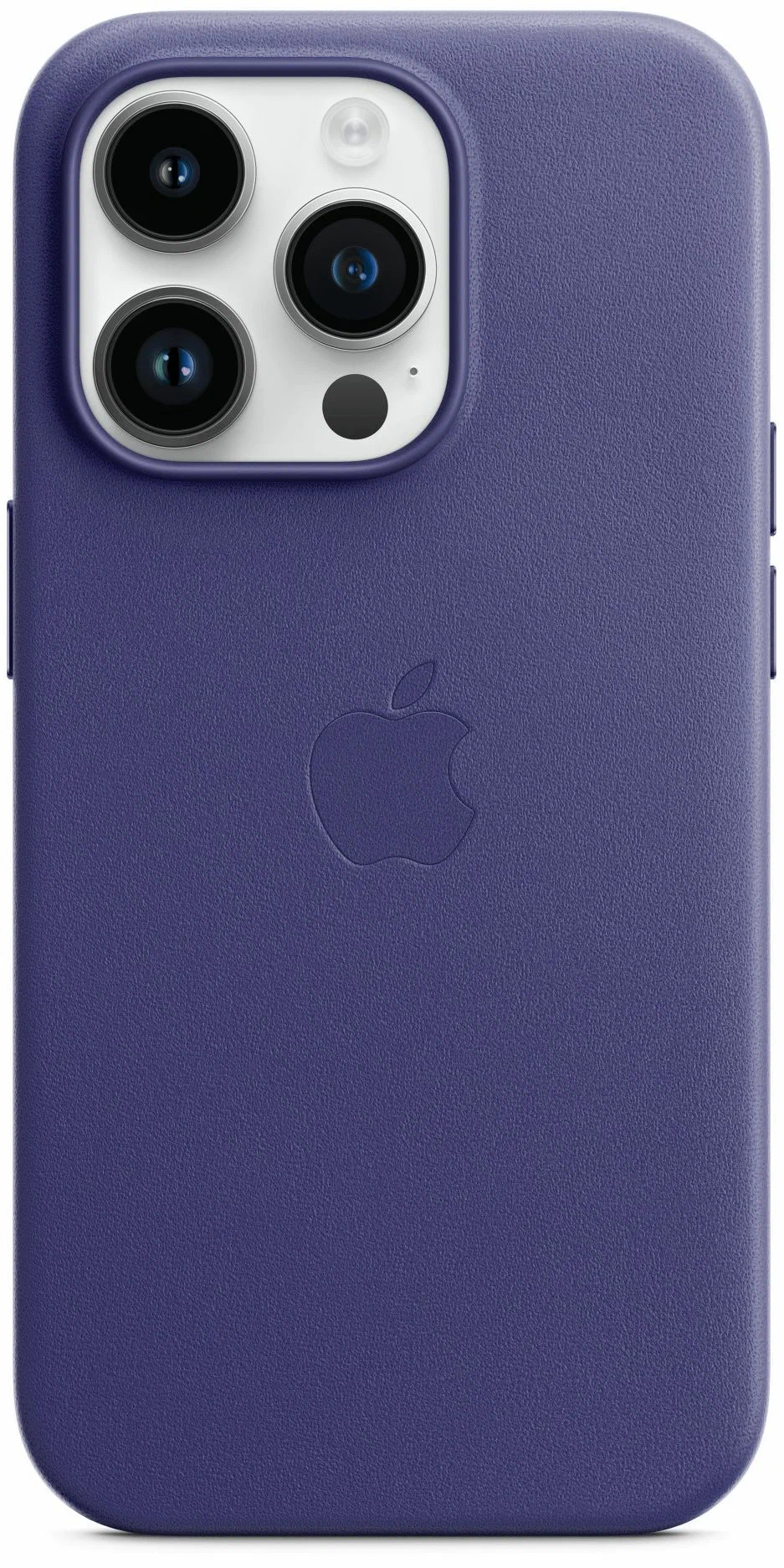 Чехол для iPhone 14 Pro Leather Case Deep Violet, картинка 3