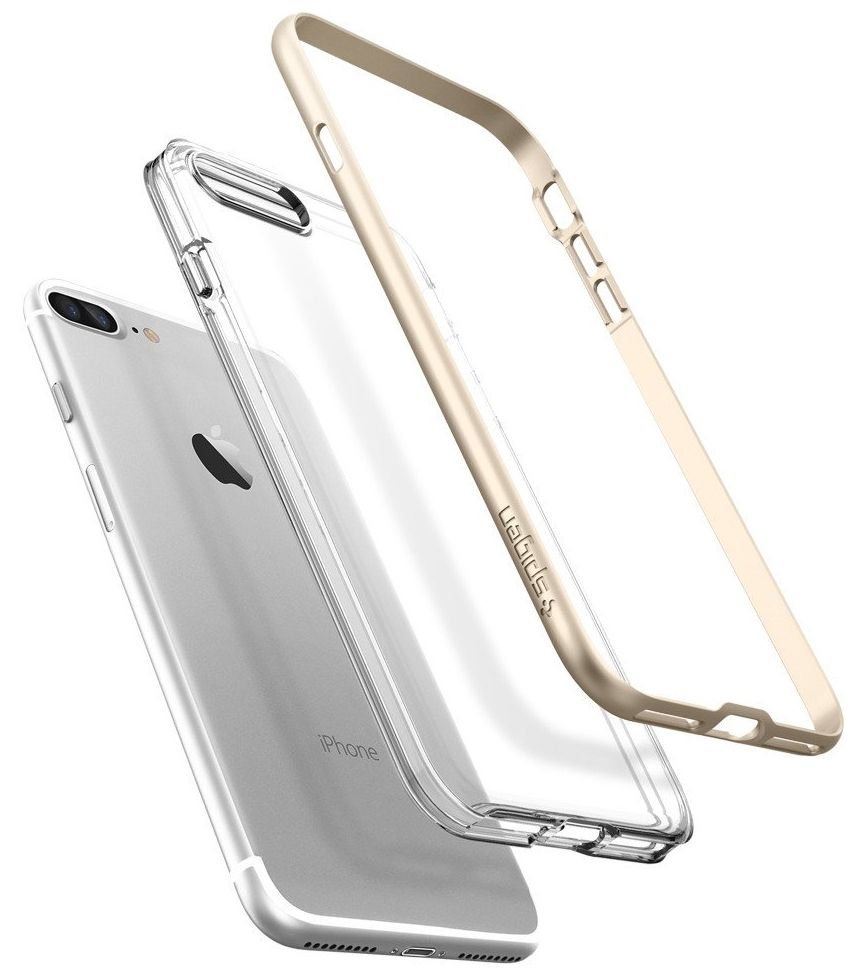 Чехол SGP iPhone 7 Plus Neo Hybrid Crystal Champagne Gold, картинка 5