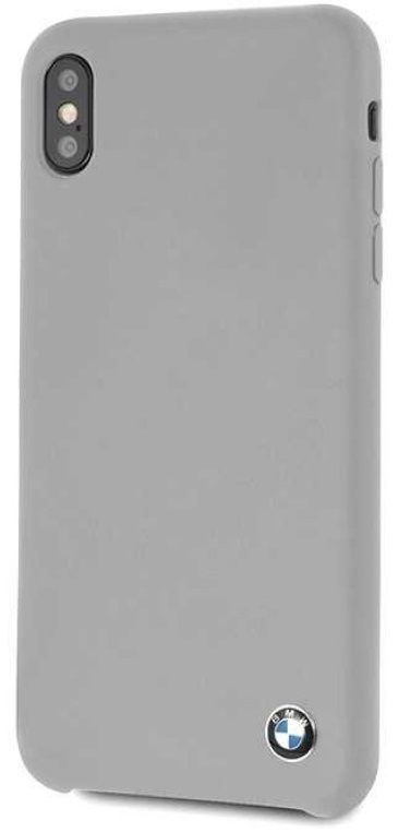 Чехол BMW iPhone X Signature Liquid Silicone Hard TPU Gray, картинка 2
