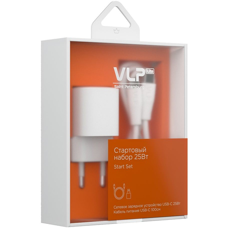  СЗУ Набор VLP LITE 25Вт USB-C, Кабель питания USB-C 100см