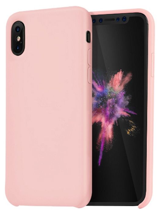 Чехол HOCO iPhone X Silicone Case Pink, картинка 1