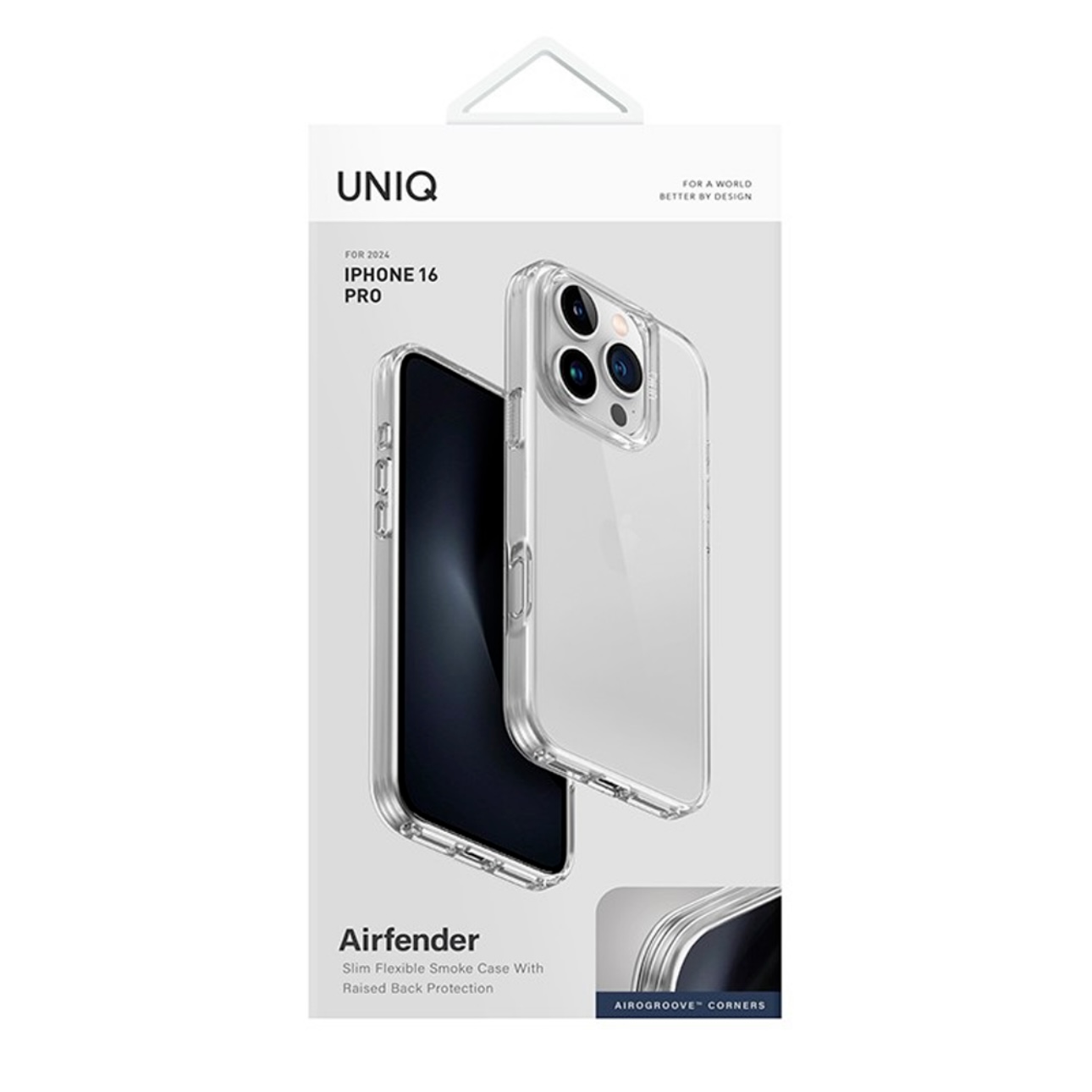 Чехол для iPhone 16 Pro Max UNIQ Airfender Transparent, картинка 4