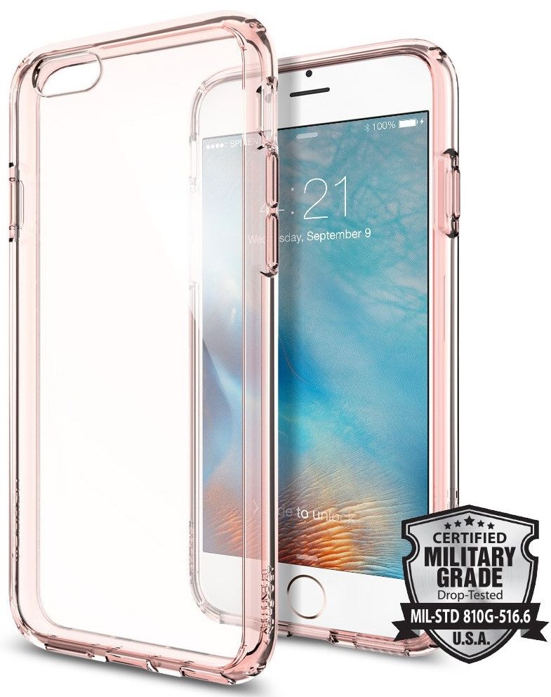 Чехол SGP iPhone 6S Ultra Hybrid - Rose Crystal, картинка 1
