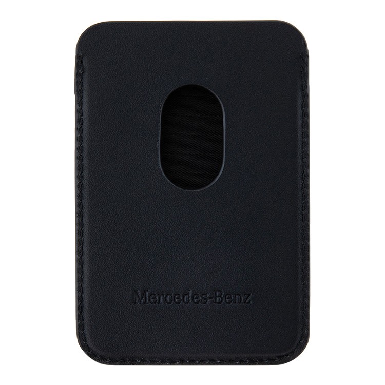 Чехол-бумажник Mercedes Leather Wallet c MagSafe для iPhone, Black, картинка 2