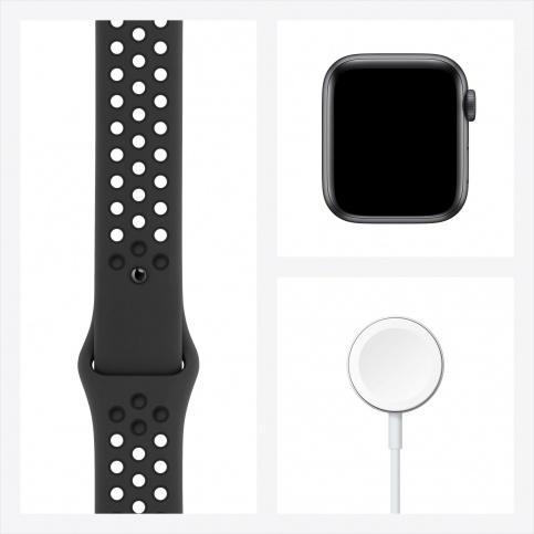 Часы Apple Watch Nike Series 6 GPS 40mm Space Gray Aluminum Case with Nike Sport Band (Серый космос/Антрацитовый/Черный) (M00X3RU/A), картинка 7