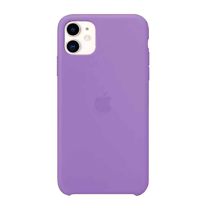 Чехол Silicone Case для Apple iPhone 11, лавандовый, картинка 1
