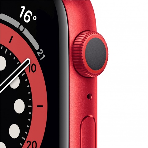 Часы Apple Watch Series 6 GPS 44mm (PRODUCT)RED Aluminum Case with RED Sport Band (M00M3RU/A), картинка 2