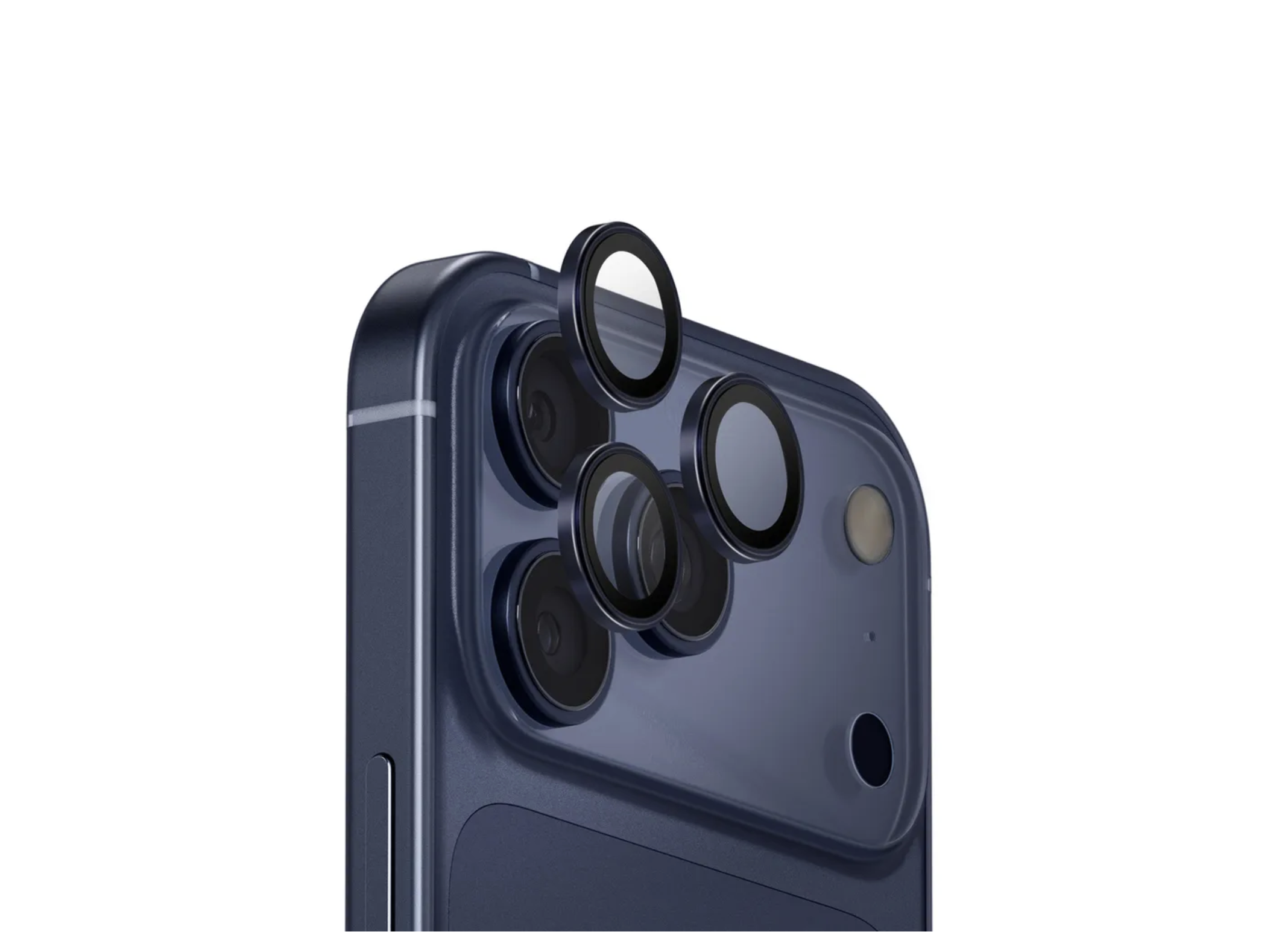 Защитное стекло для камеры iPhone 17 Pro/Pro Max Breaking, Deep Blue, картинка 1