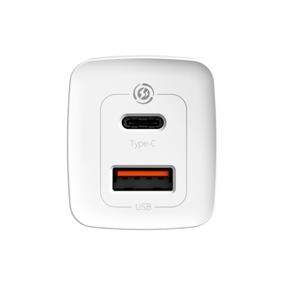Сетевое зарядное устройство Baseus GaN2 Lite USB+Type-C 65W White, картинка 5