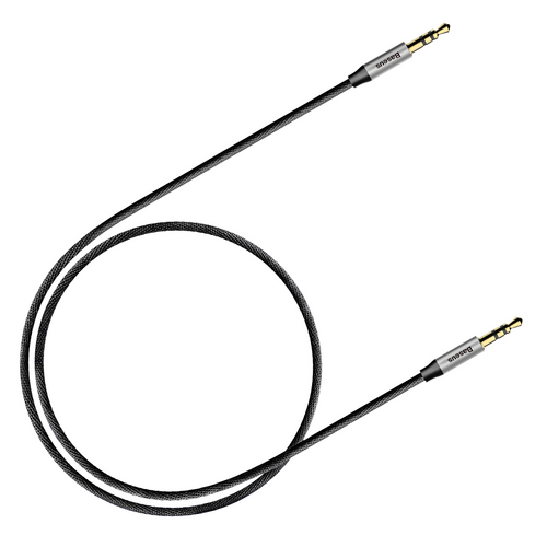Кабель BASEUS Yiven Audio M30 AUX 3.5 1.5m CAM30-CS1 Silver/Black, картинка 5