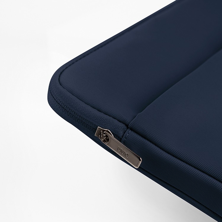 Сумка UNIQ Bergen Nylon Laptop sleeve для MacBook Pro 14, синяя , картинка 5