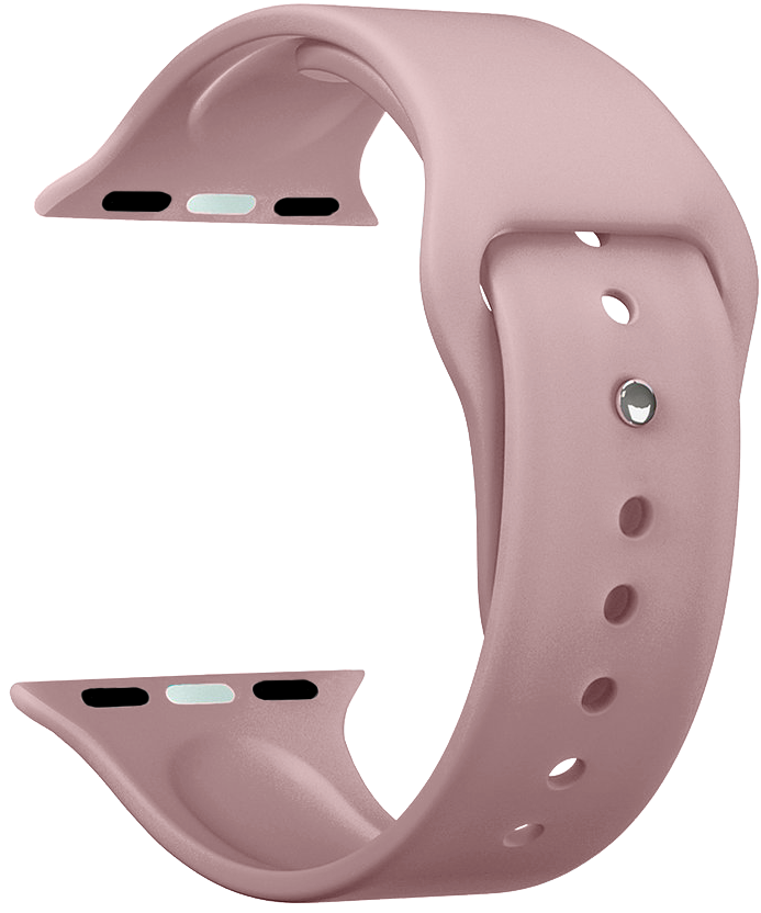 Ремешок силиконовый Deppa для Apple Watch 38/40mm Розовый