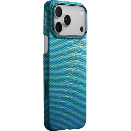 Чехол PITAKKA для iPhone 17 Pro Max Ultra-Slim Case Lucid Blue