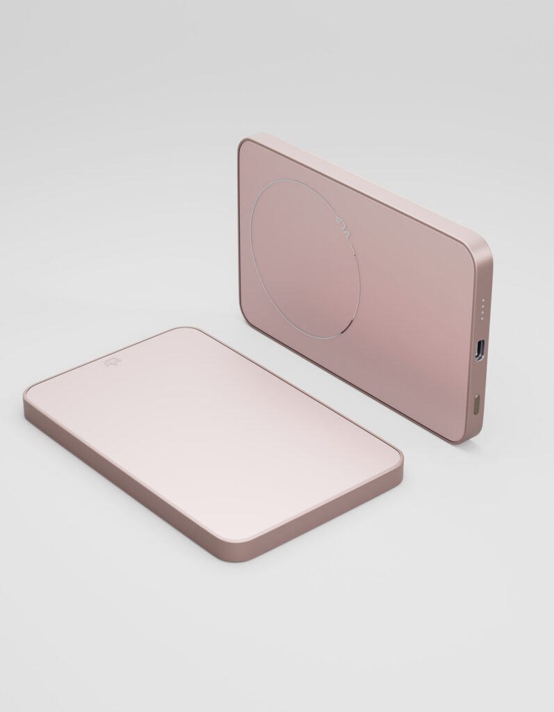 Внешний аккумулятор VLP B-Energy MagSafe 5000 mAh , UCB-C, пустынный титан , картинка 4