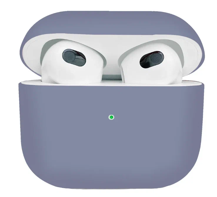 Чехол для AirPods 3 Silicone Case Slim лаванда, картинка 1