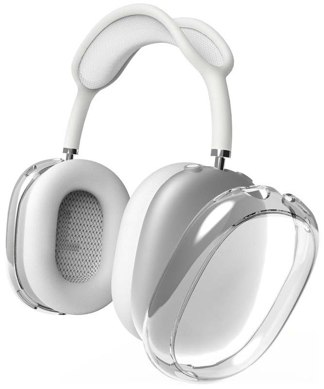 Силиконовые накладки AirPods Max, Clear, картинка 1