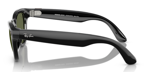 Умные очки RayBan Meta Skyler RW4010 Shiny Black/Green (150 - 52 Size), картинка 3