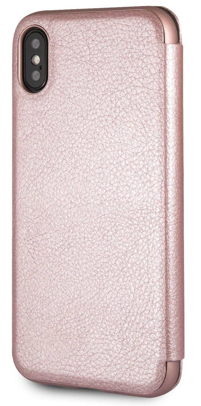 Чехол книжка GUESS iPhone X/XS KAIA collection розовое золото, картинка 6