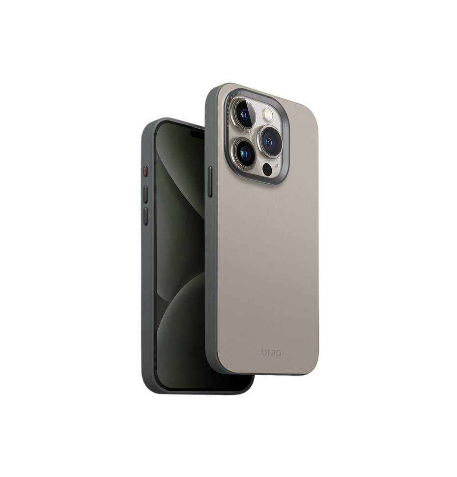 Чехол для iPhone 15 Pro Max UNIQ Lyden Ivory Lichen Green, картинка 1