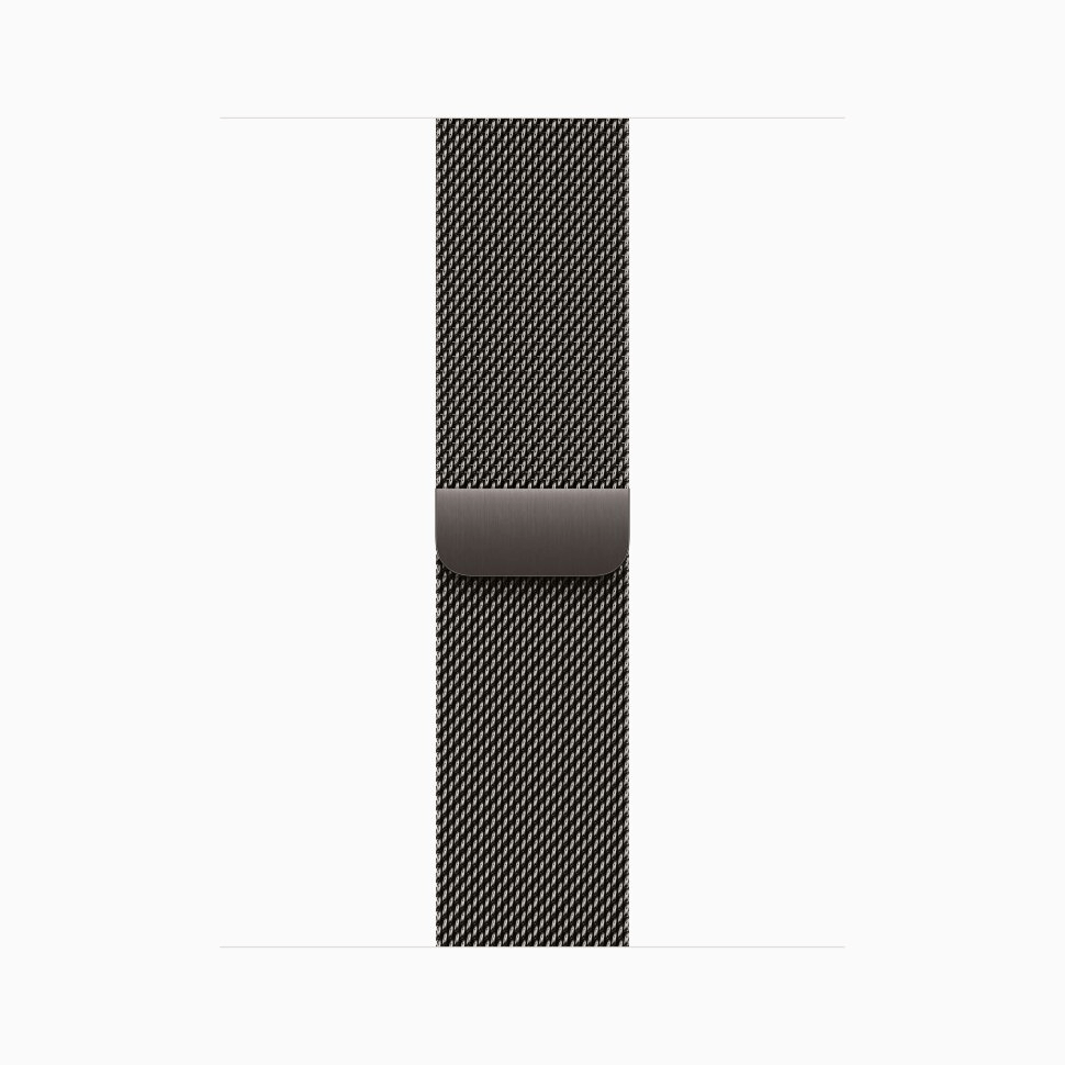 Apple Watch Series 11 GPS 42mm, Slate Titanium Case Slate Milanese Loop, картинка 3