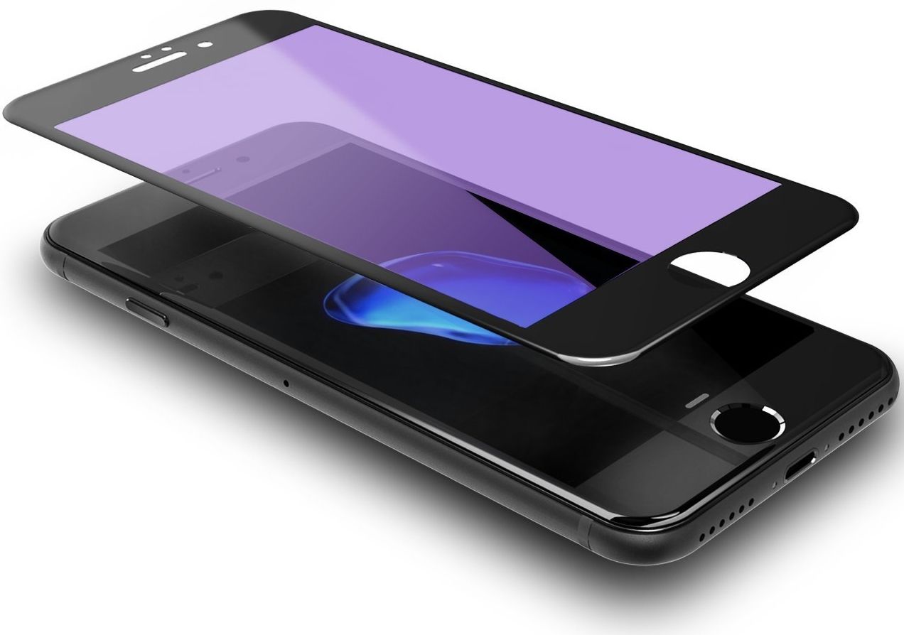 Защитное стекло Защитное стекло TOTU 3D Tempered Glass iPhone 7 Plus Anti BlueRay Black, картинка 2
