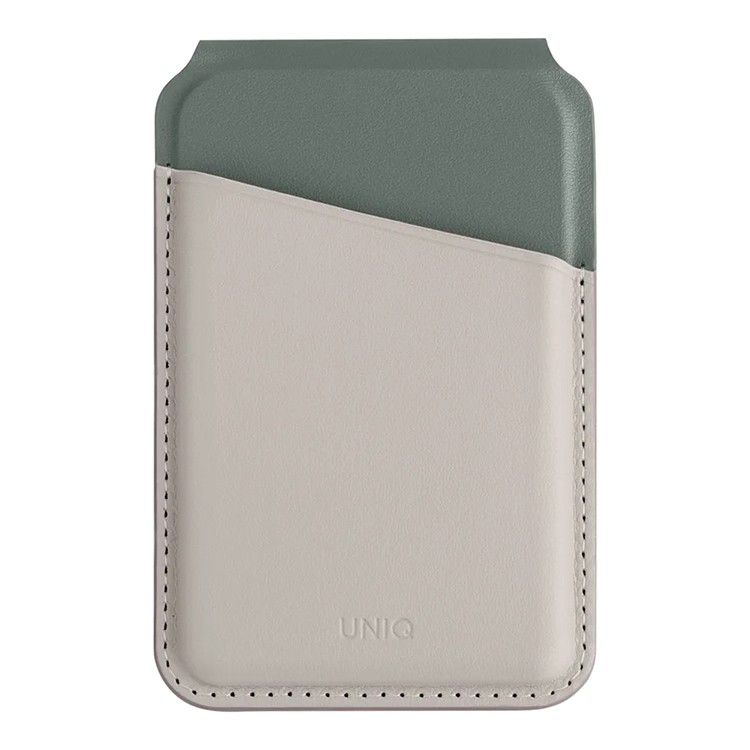 Чехол-бумажник UNIQ Lyden with Stand, Lychen Green / Ivory 