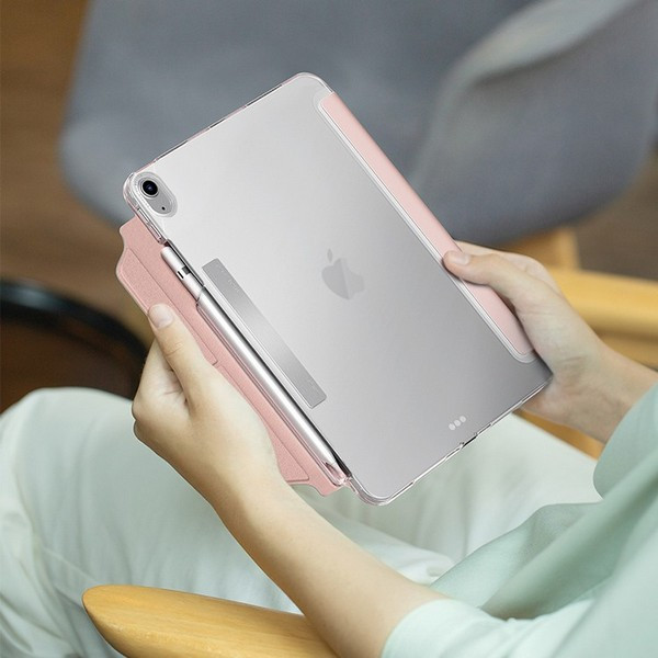 Чехол для iPad Air 11 (2024/2025) UNIQ Camden Click, Pink, картинка 5