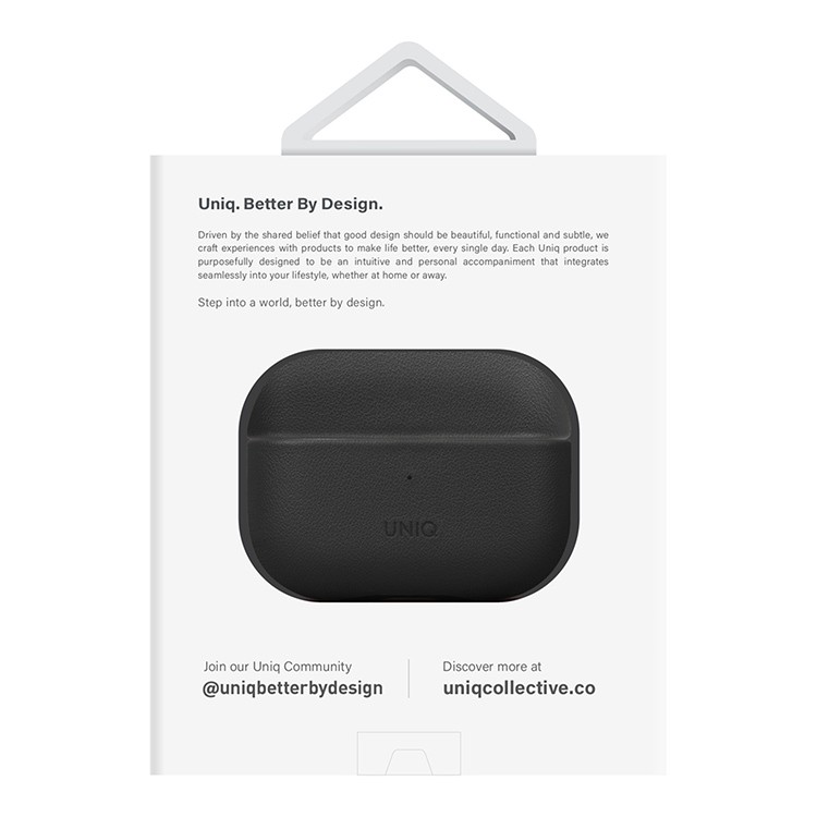Чехол для AirPods Pro 2 UNIQ Terra Dallas Black, картинка 4