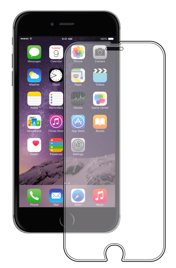 Защитное стекло Deppa Tempered Glass 7 Plus Asahi  Clear