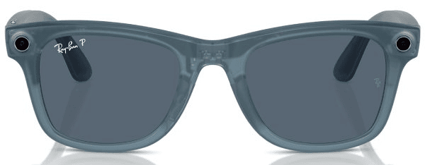 Умные очки RayBan Meta Wayfarer RW4006 Matte Jeans Transparent/Dusty Blue
