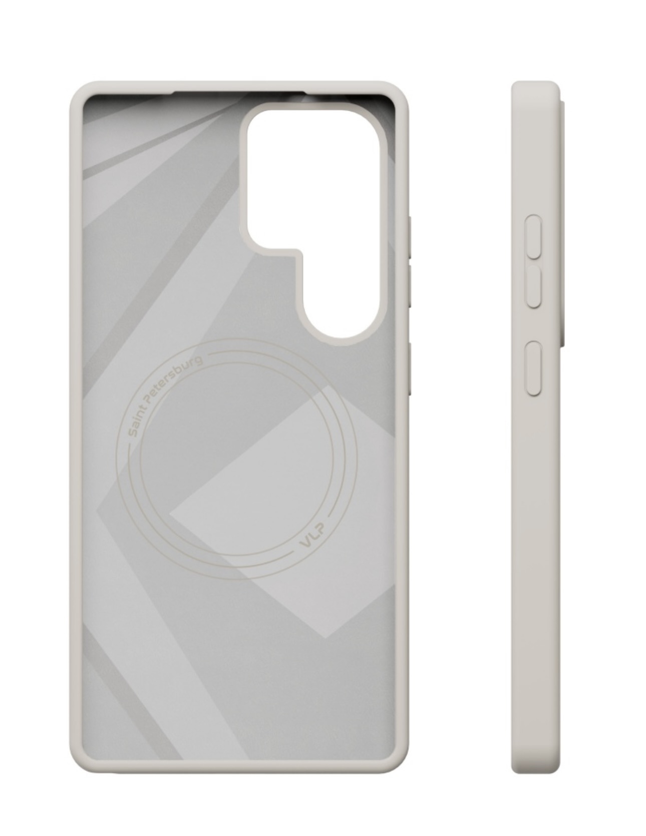 Чехол для Samsung S25 Ultra VPL Aster Case с MagSafe, песочный, картинка 5