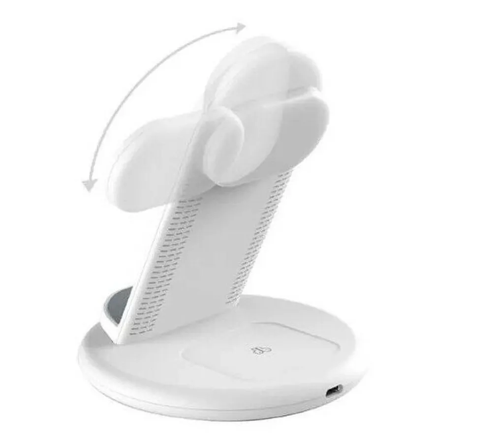 Беспроводное зарядное устройство WiWU PA3IN1 Power Air 3 in 1 Wireles Charger 15W White, картинка 3