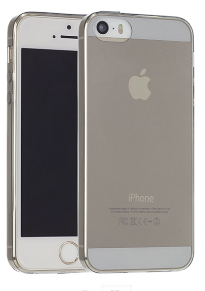 Силиконовый чехол HOCO iPhone 5/SE Light Series TPU - Grey, картинка 1